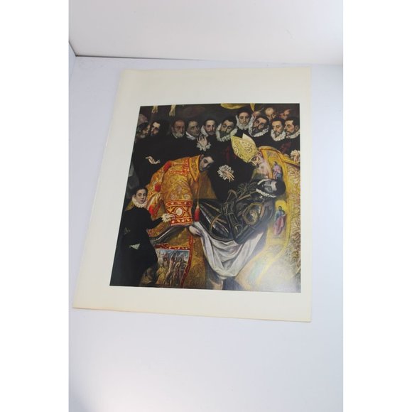 El Greco Print Burial of Count Orgaz vintage 54898 - Picture 2 of 5